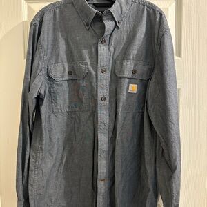 Carhartt Blue Casual Button Down Shirt